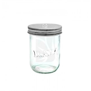 Raw Mason Jar 473 ml. Bote Cristal