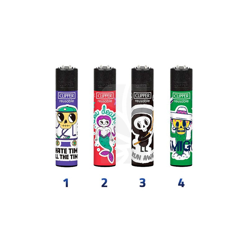 CLIPPER Sticker Skulls