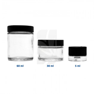5 ml Glass Jar. BHO CONTAINERS FOR EXTRACTIONS