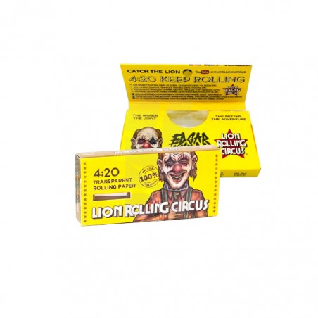 Papeles de Liar Transparente de 420 de Lion Rolling Circus