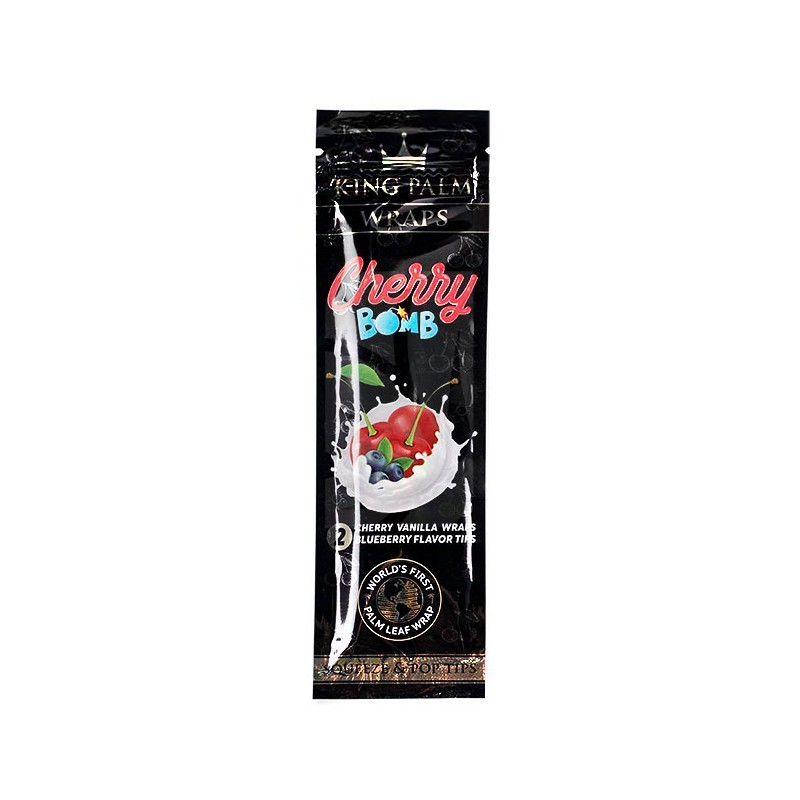 King Palm Cherry Boom 2 Blunts Wraps