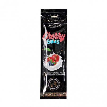 Blunts Wraps de Cherry Bomb con 2 u. de King Palm