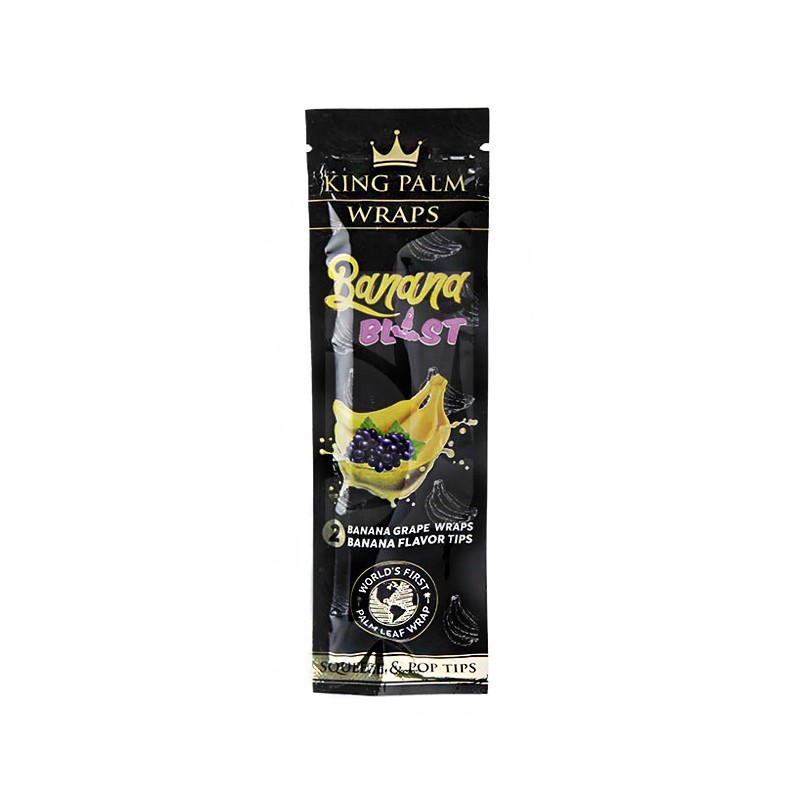 King Palm Banana Blast 2 Blunts Wraps