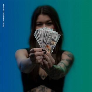 billete dólar para fumar