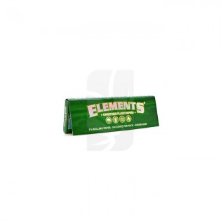 Green Rolling Papers in 1 1/4 by Elements ⚡