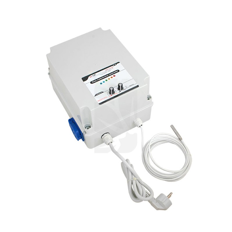 Temperature controller with 2-step transformer