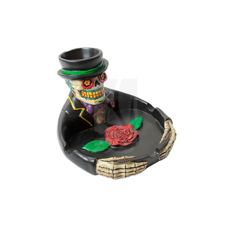 Colorful Skull Ashtray