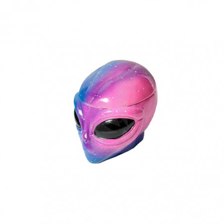 Lila Alien-Aschenbecher