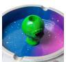 Posacenere Testa di Alien Verde