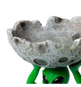 Cenicero de Alien Verde en la Luna mejores precios