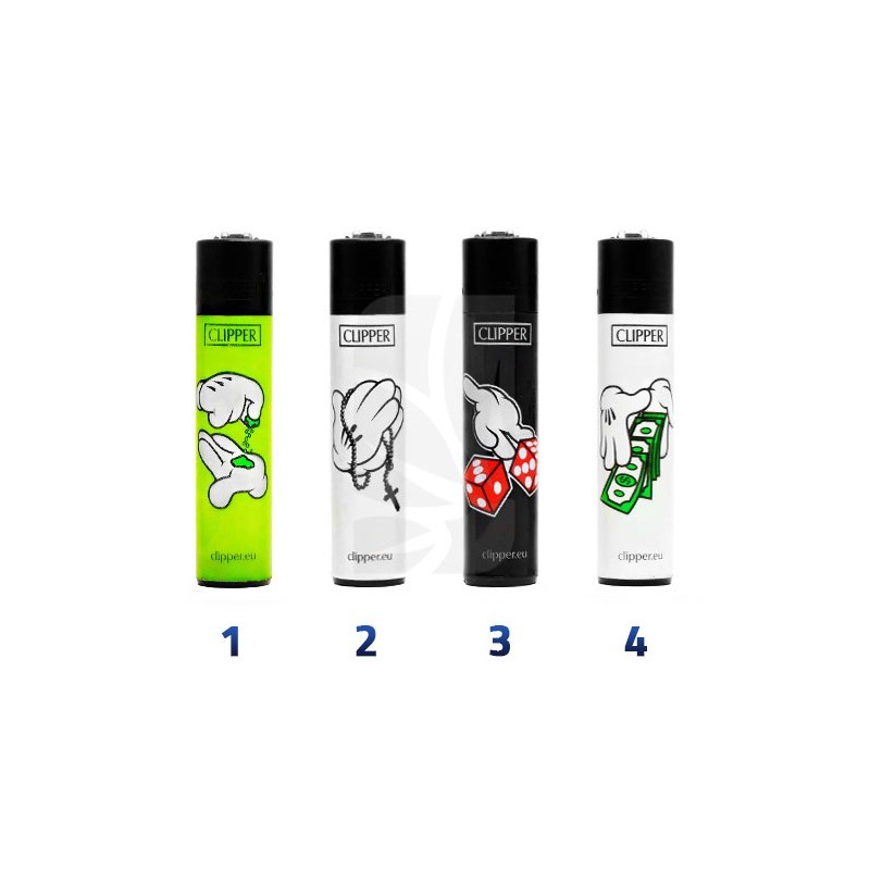 Mechero CLIPPER Cartoon Hands 2 Mechero CLIPPER Cartoon Hands 2