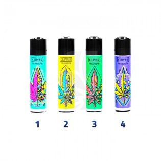 COMPRAR Mechero CLIPPER Geometrical Leaves 2