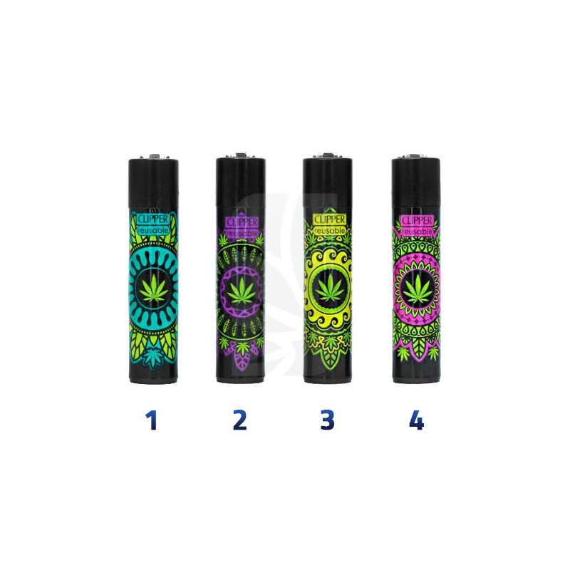 CLIPPER Mandala Leaves 3 Lighter