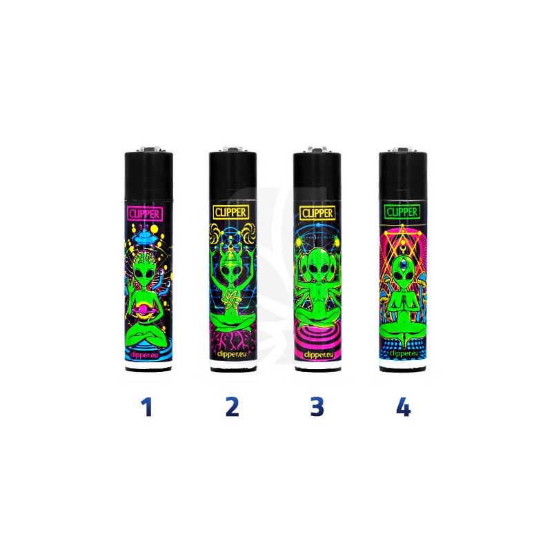 Briquet CLIPPER Trippy Aliens