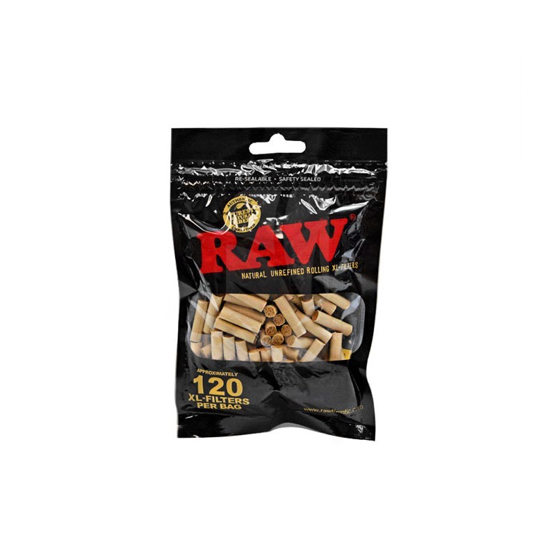 Filtro RAW Black XL 6 x 20 mm. 120 Pezzi