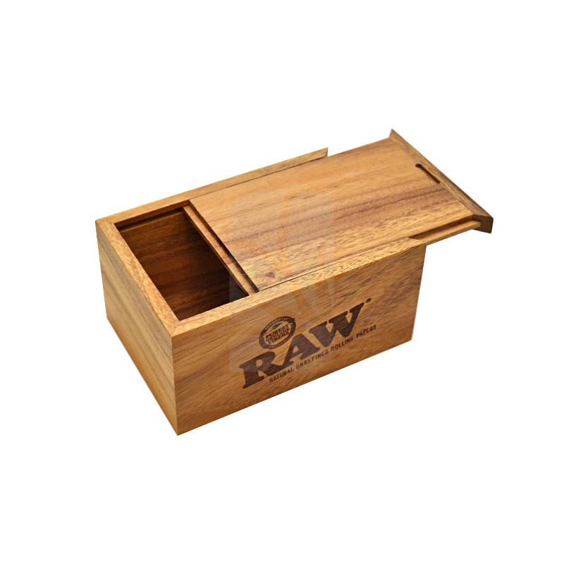 RAW Slide Large Acacia Box