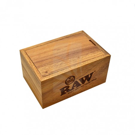 RAW Slide Large Acacia Box