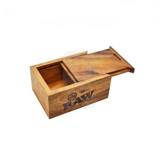RAW Slide Small Acacia Box - RAW® WOODEN BOX FOR SMOKERS