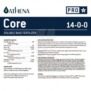 como usar pro core de athena nutrients