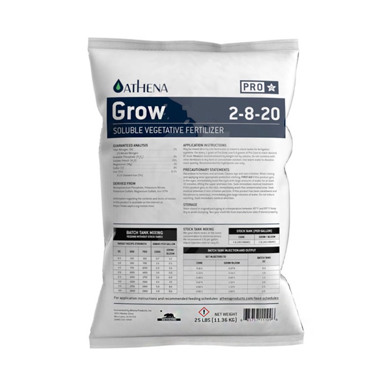 Pro Grow 11.36 Kg. Saco Athena Pro Grow 11.36 Kg. Saco Athena