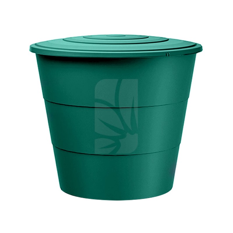 Deposito Redondo Verde 500L Ø 102 x 89 cm.