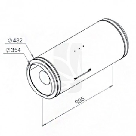 Iso-Max 355 Abluftventilator (4800 m3/h) 1 Stufe