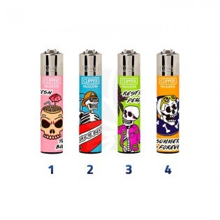 CLIPPER Large Summer Skulls 💀 BUY Lighters