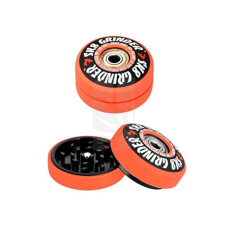 3-teiliger Pulsar SK8 Rippin Grinder Rot