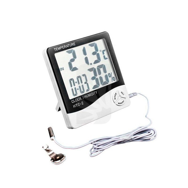 Termohigrometro Pantalla Grande con Sonda