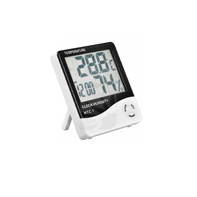 Termohygrometer mit großem Display (ohne Sonde)