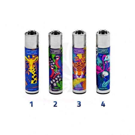 CLIPPER LIGHTER LARGE TROPICAL 🦜 BUY Lighters