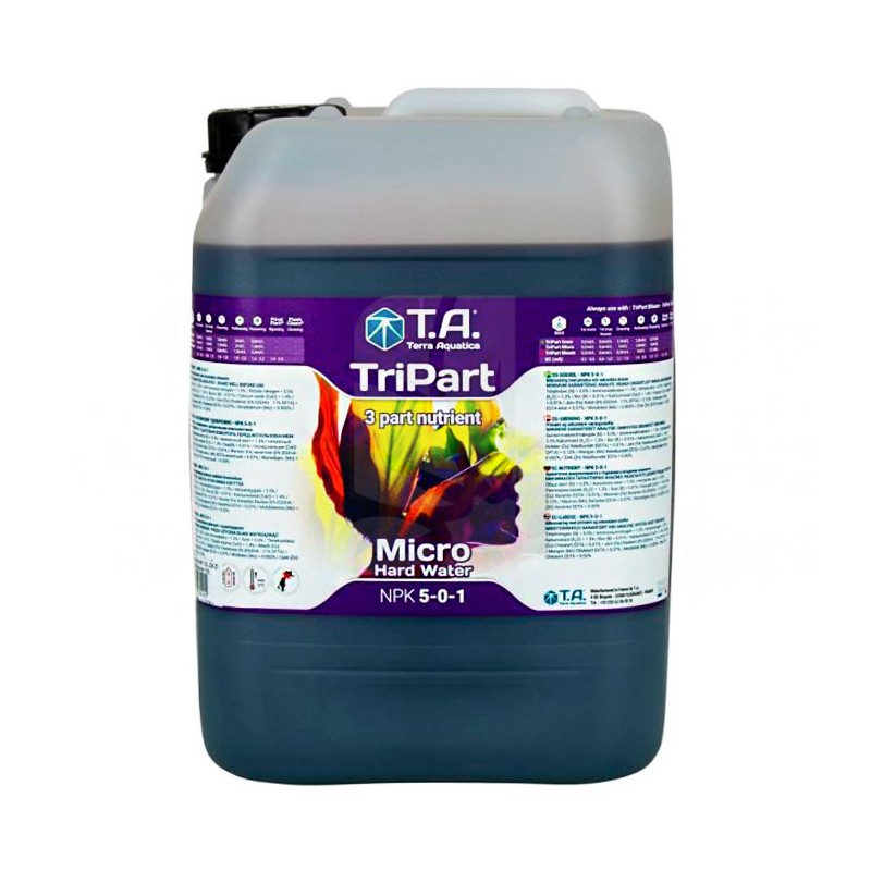 TriPart Micro Agua Dura 10 Litros Terra Aquatica TriPart Micro Agua Dura 10 Litros Terra Aquatica