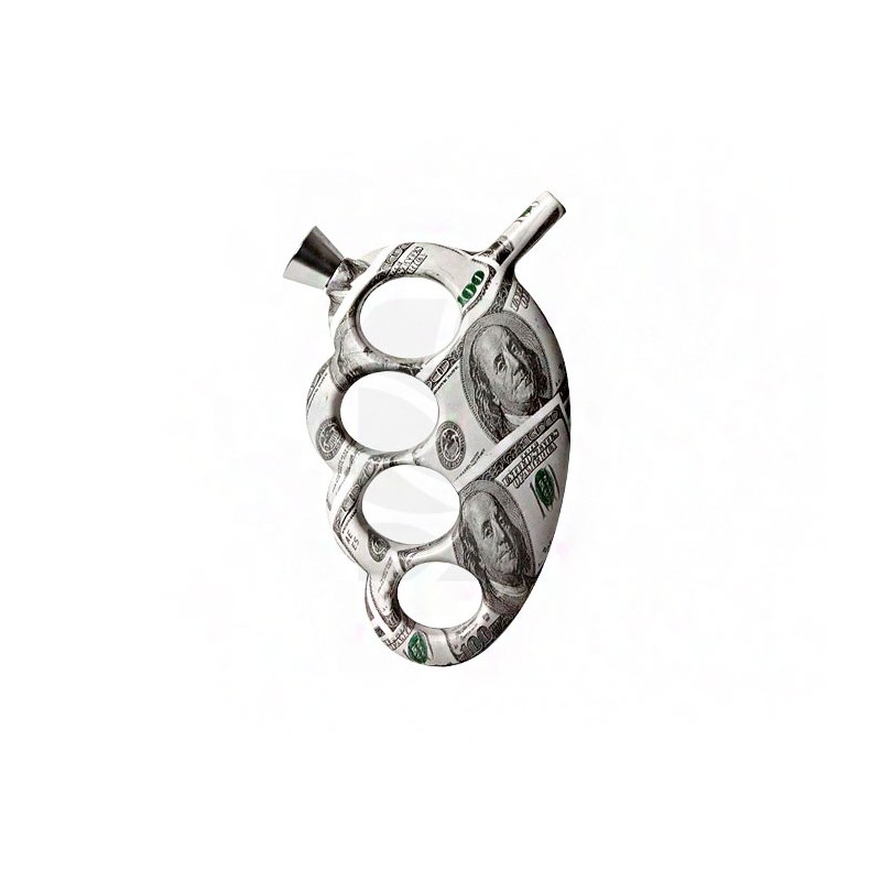 Knuckle Bubbler Dollar Print Pfeife