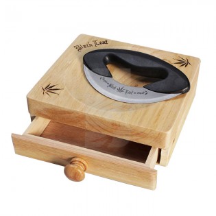 Cutting Board with Round Blade and Drawer