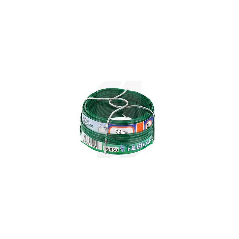 Filo Plastificato Verde con Dispenser 4 mm x 50 m