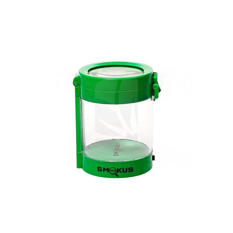 Smokus Focus Middleman Green Sativa Storage Jar Smokus Focus Middleman Green Sativa Storage Jar