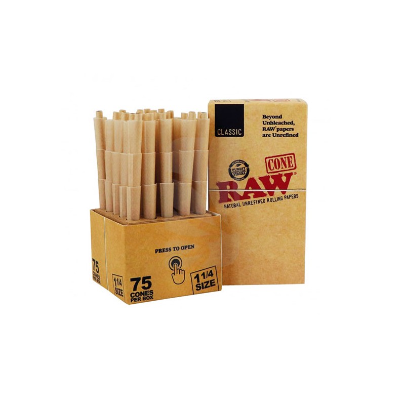 RAW Conos Classic 1 1/4 - 75Pk
