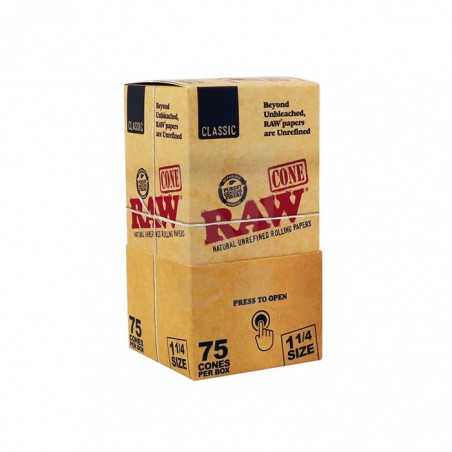 RAW Conos Classic 1 1/4 - 75Pk