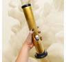 12" Acrylic Water Pipe, Gold