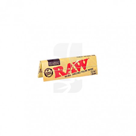 Papeles de Liar 1 1/4 Classic de Organic Hemp de RAW