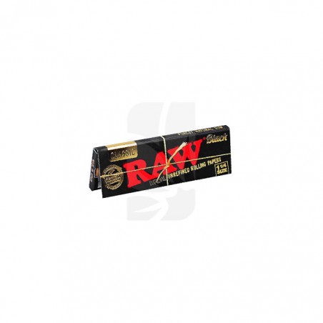 Papeles de Liar en 1 1/4 Classic Black de RAW