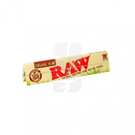 Papeles de Liar en King Size Slim de Organic Hemp de RAW