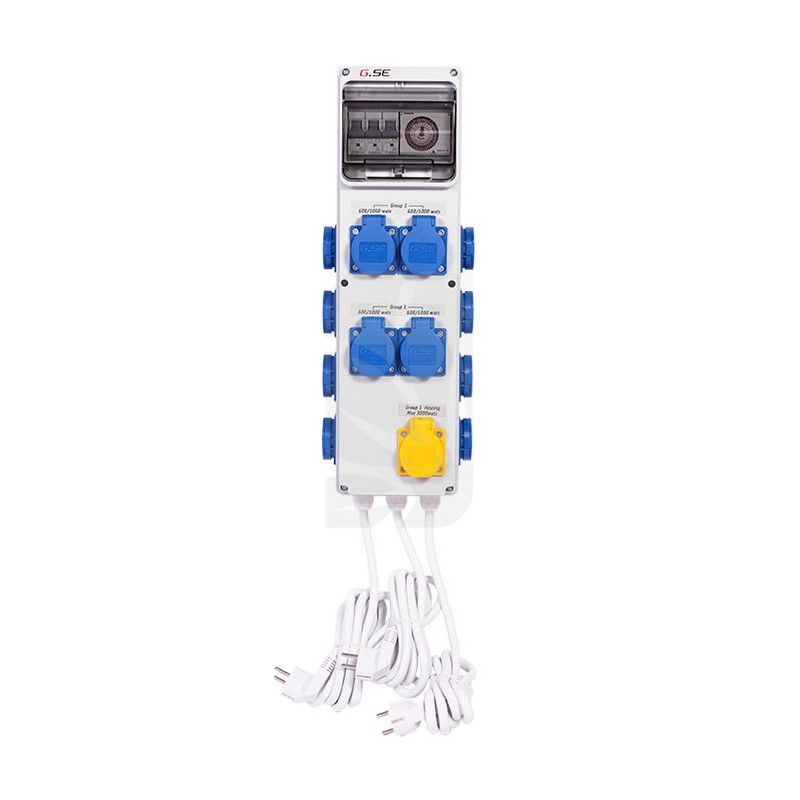 Timer Box III (12x600W) + Dreiphasen-Heizgerät