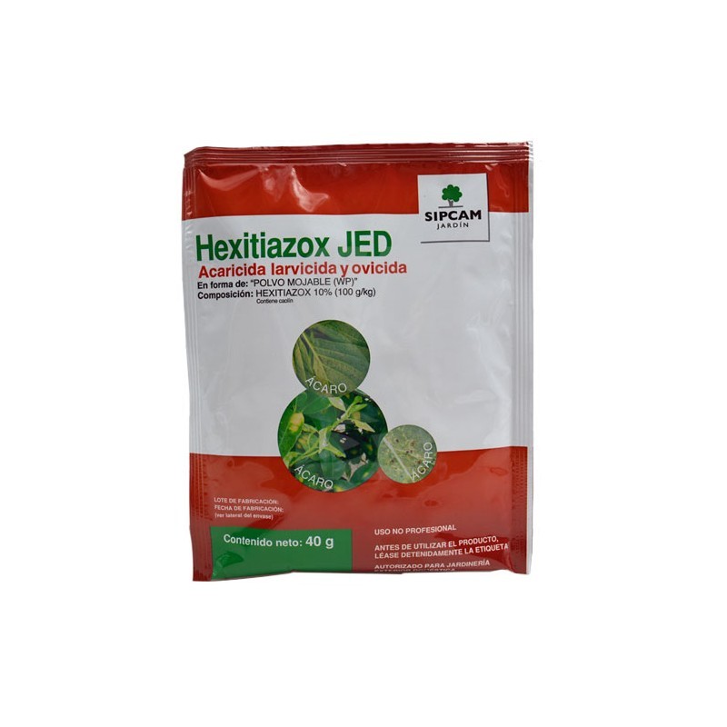 Hexitiazox Jed Acaricida-Larvicida 40 gr. Hexitiazox Jed Acaricida-Larvicida 40 gr.