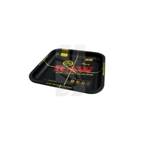 RAW Square Black Rolling Tray
