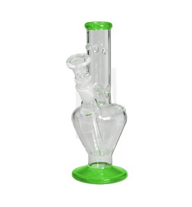 Bong de Cristal Ice Mini Claro/verde