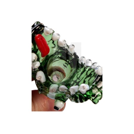 Cazoleta Glas Grünes Krokodil