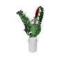 Cazoleta en verre Crocodile Vert 19