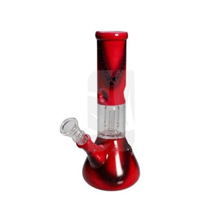 Ice Bong with Dome Percolator - Red ❤️ BUY NOW