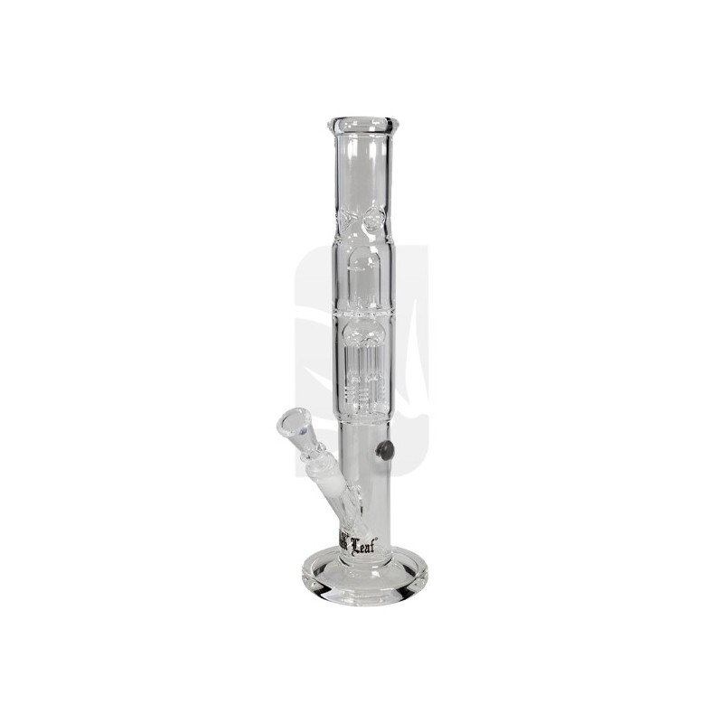 Black Leaf Percolator Ice Bong 38 cm.
